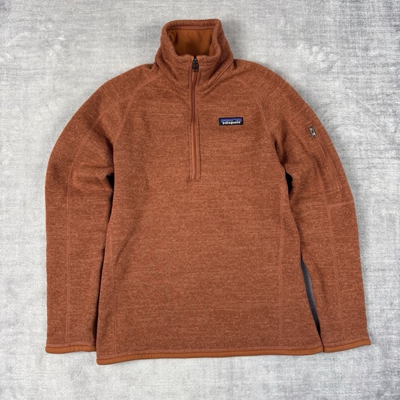 Patagonia Jackets & Blazers - Patagonia Better Sweater Womans XS Orange Fleece Quarter Zip Gorpcore Outdoors